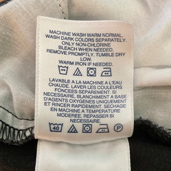 Boy’s size 12 Lands’ End black dress pants with adjustable waist - Picture 6 of 7